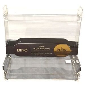 BINO The Etage Collection 2-Tier Acrylic Vanity Tray